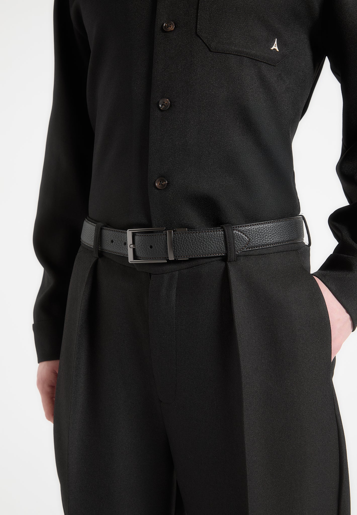 Tailored Overshirt - Black