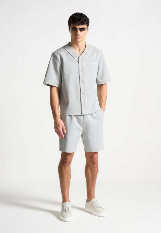 Signature Baseball Shorts - Grey