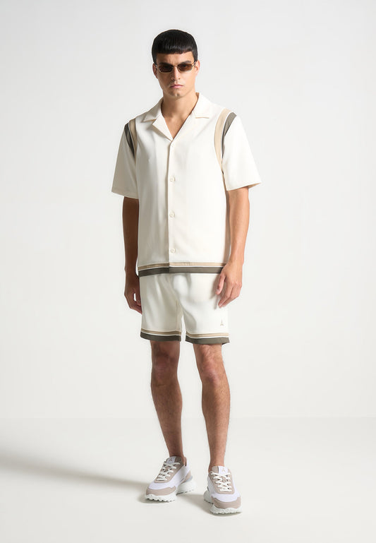 Varsity Revere Shirt - Cream